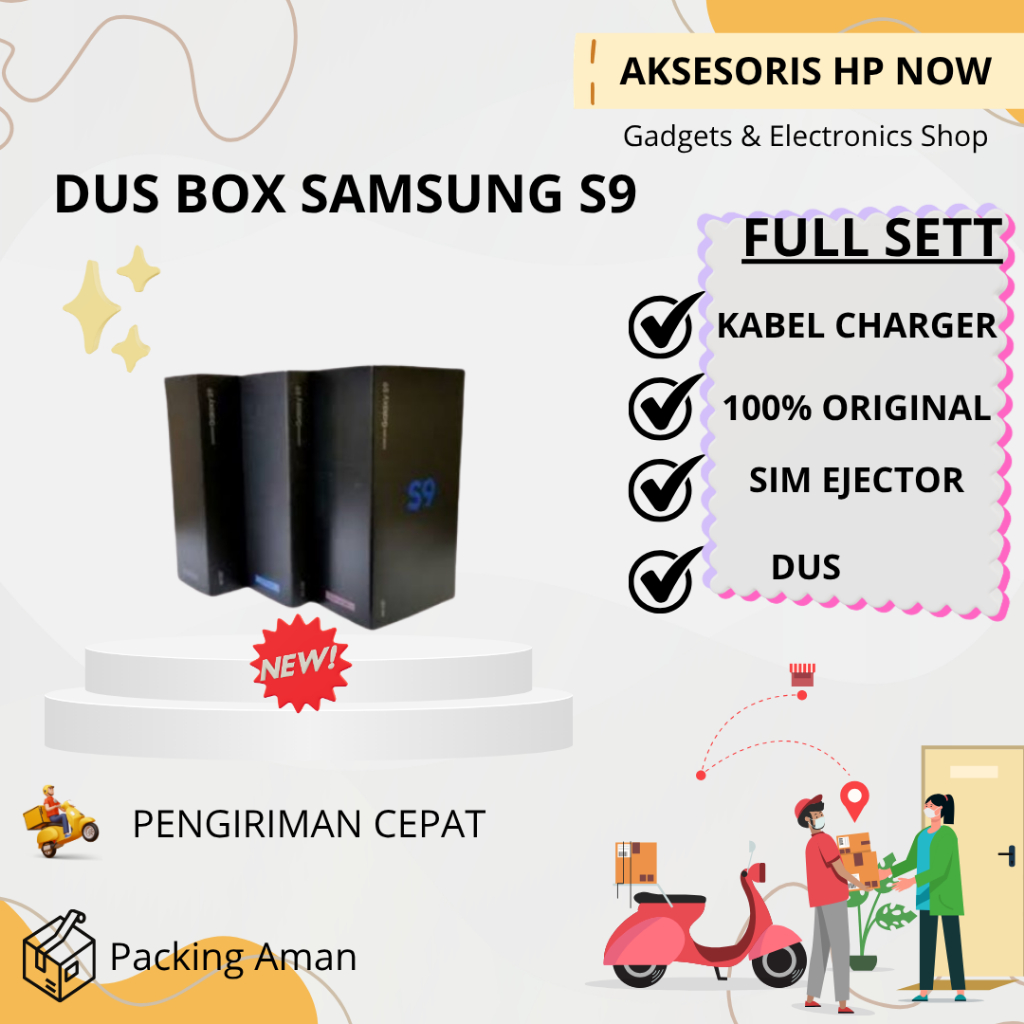 Dus Box Hp Samsung S9 FULLSET/BOX ONLY - Aksesorishpnow