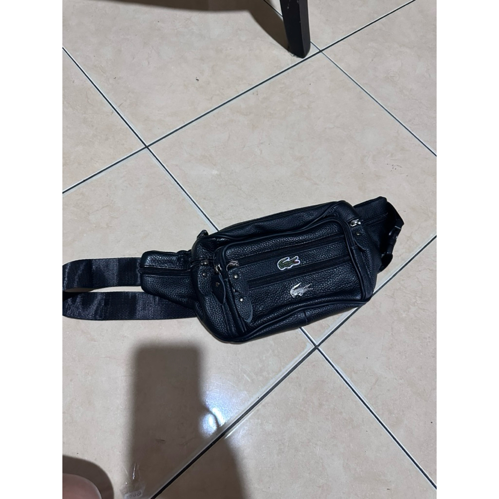 tas selempang pria waterproof anti air KULIT ASLI tas pinggang, tas punggung pria