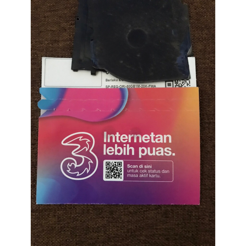 kartu tri hifiair,kartu hifi kosongan fresh belum registrasi