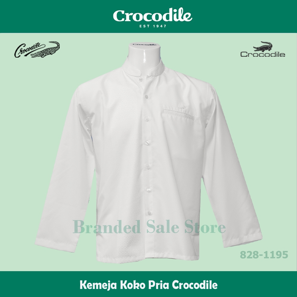 Baju Koko Crocodile / Kemeja Muslim Pria Modern Lengan Panjang Crocodile 818-1195-03
