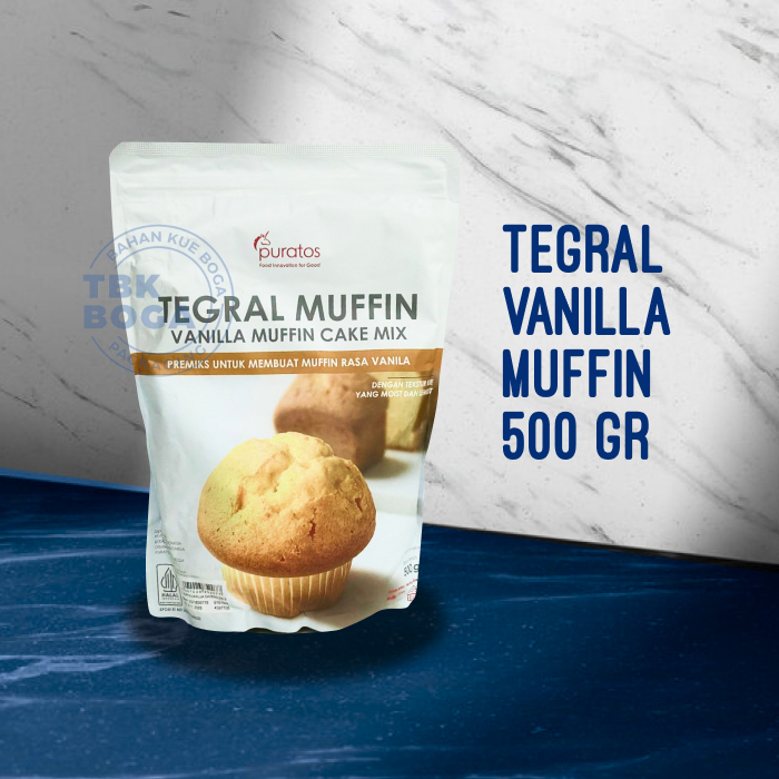 Tegral Puratos Vanila ( 500 gr ) Muffin Cake Mix Premiks Premix Vanilla Mufin Bubuk