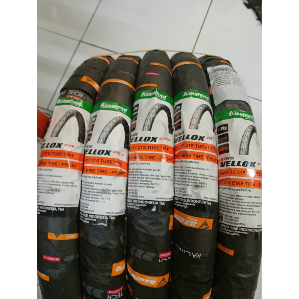 Ban Drag Kingland Vellox CTX2 50/90-17 TT (Depan)