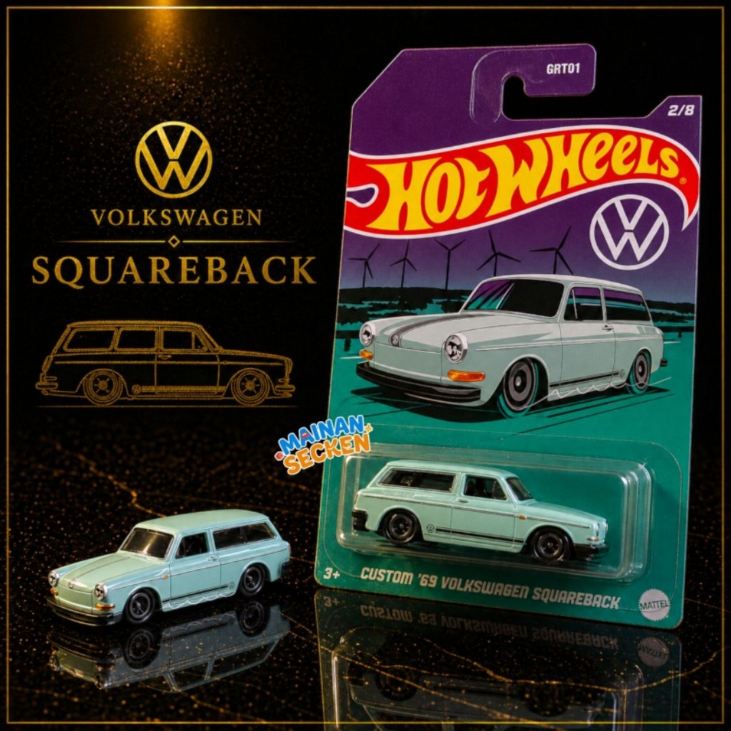 Hot Wheels VW Series Custom 69 Volkswagen Squareback