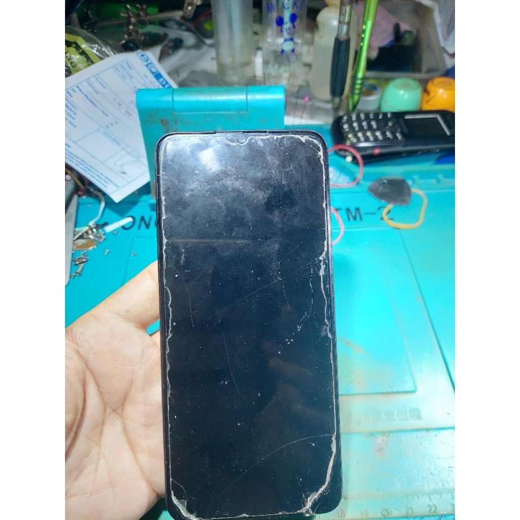 Lcd Ori Bawaan Oppo A16 Copotan Cabutan Minus..
