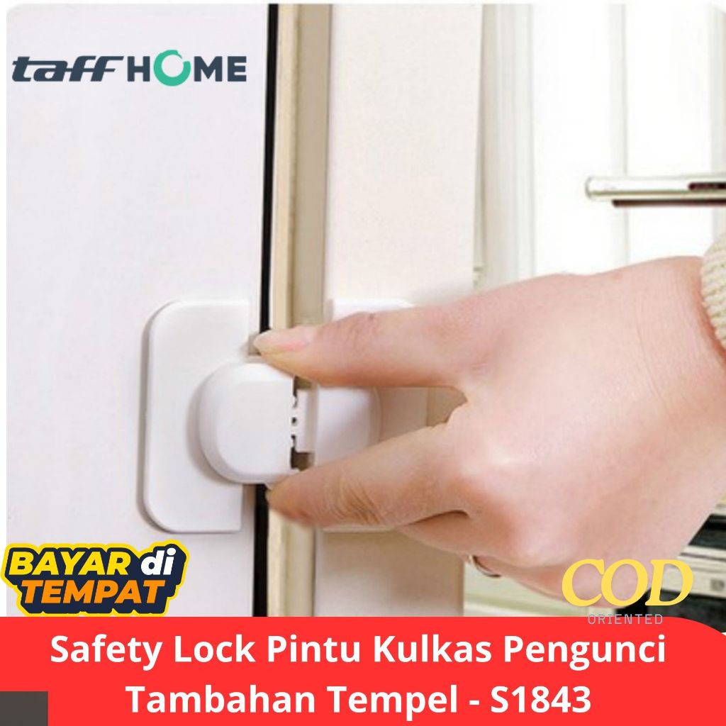 Safety Lock Pintu Kulkas Pengunci Tambahan Tempel - S1843