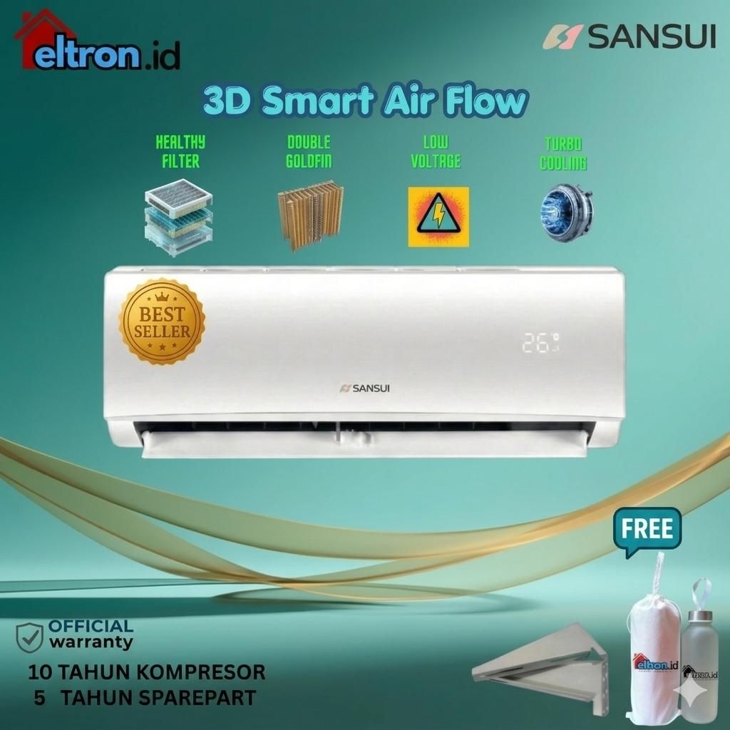 AC SANSUI 1 PK SPLITWALL STANDARD FREE BRACKET