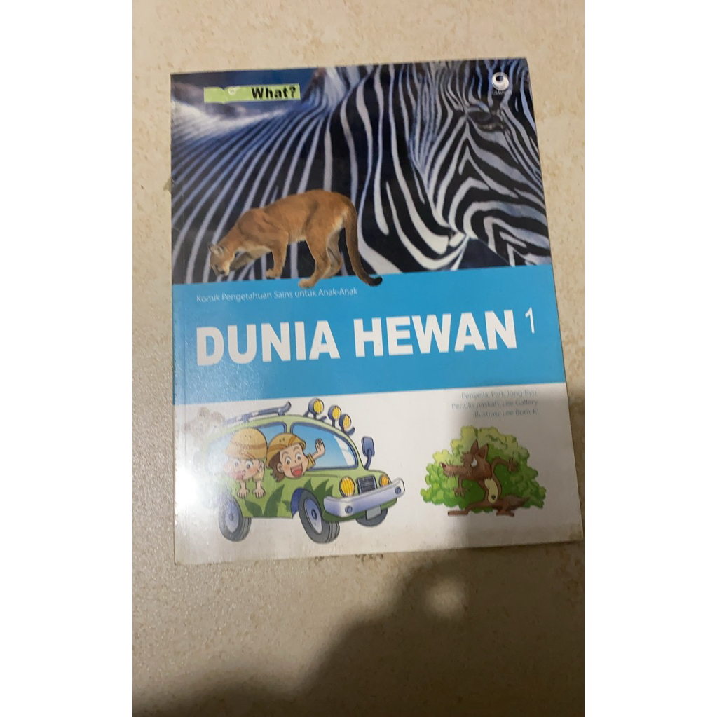 Buku anak What Dunia hewan 1 komik pengetahuan sains untuk anak anak Grasindo Park jong kyu Lee bom 