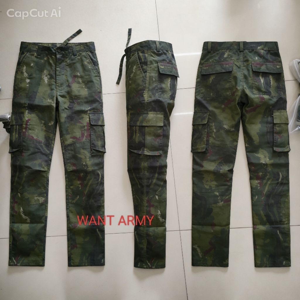 Celana Pdl Loreng Habema - Celana Habema Loreng Anggur