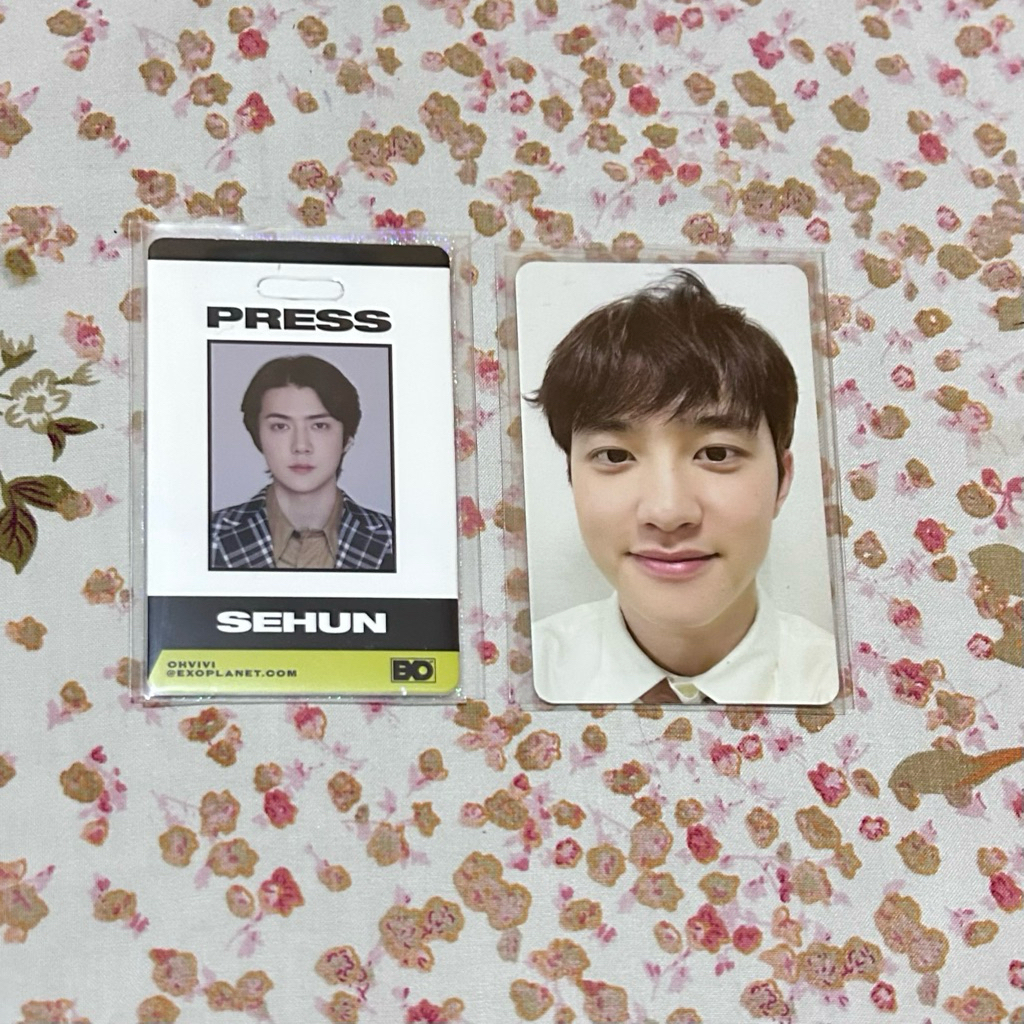 PC PHOTOCARD EXO KYUNGSOO DO D.O. SEHUN DFTF DONT FIGHT THE FEELING EXPANSION PRESS ID CARD SG21 SEA
