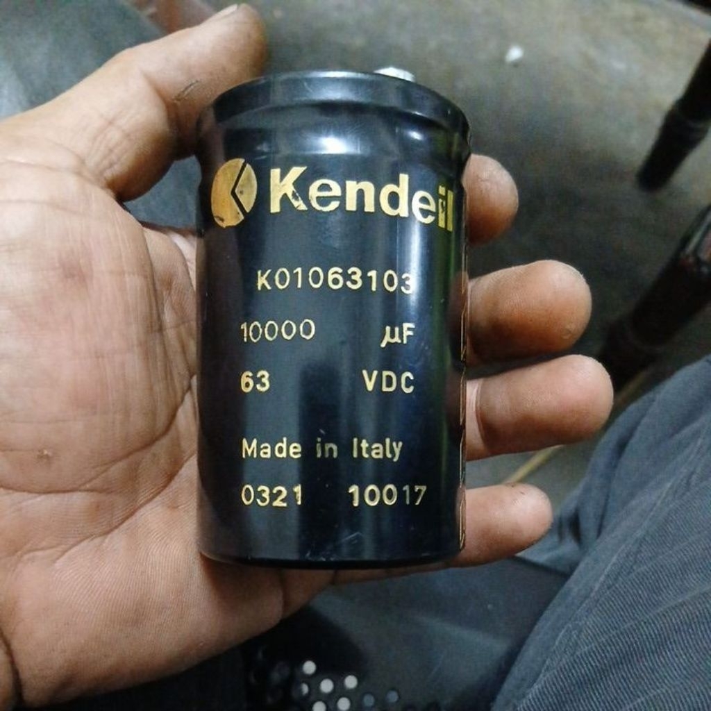 elco 10000 uf  63 vdc bekas