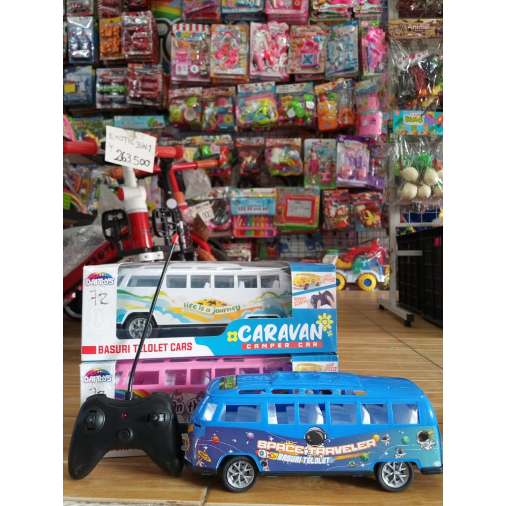 mainan anak Rc mobil vw caravan dm22