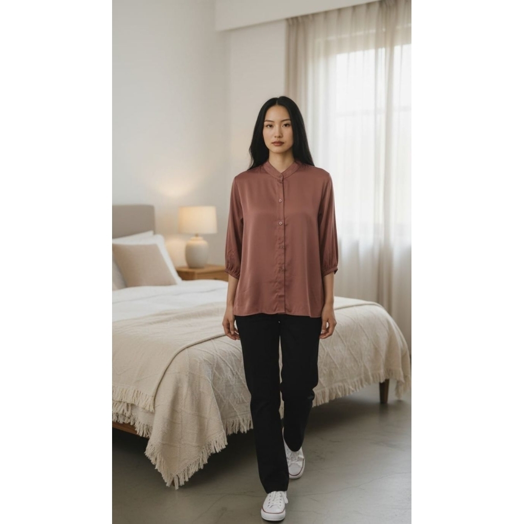 Blouse Wanita Kerah Shanghai