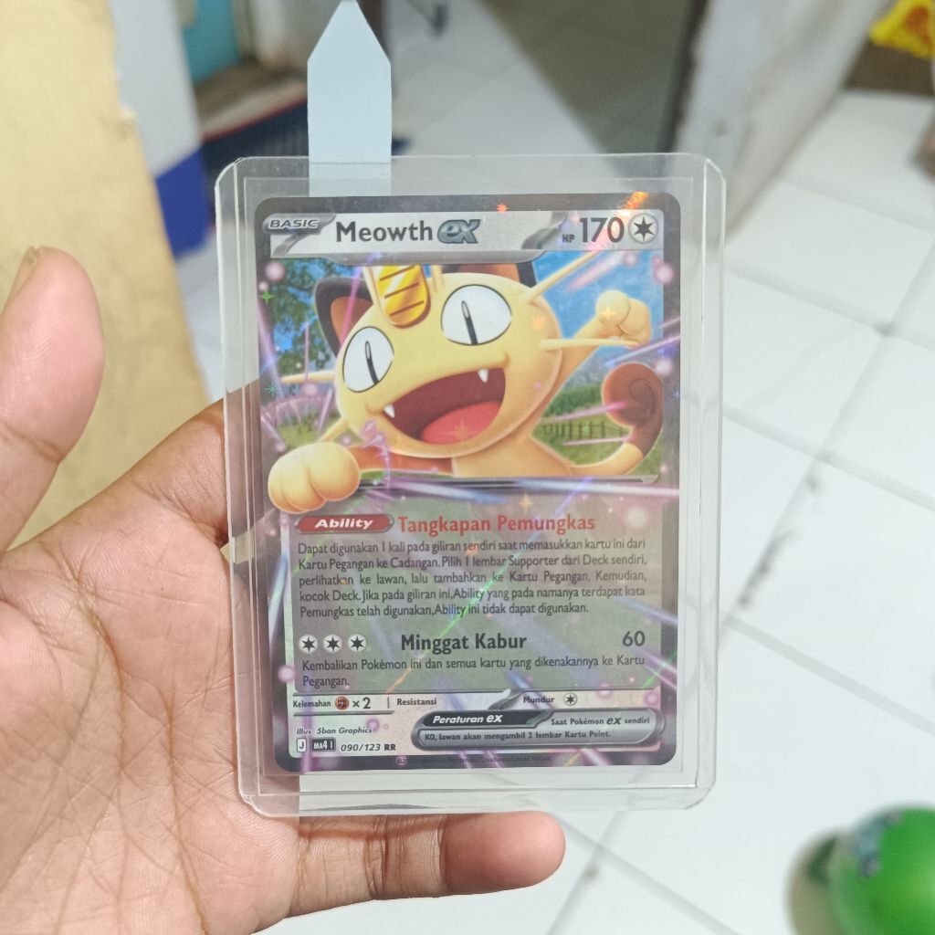 CARD POKEMON MEOWTH EX RR
