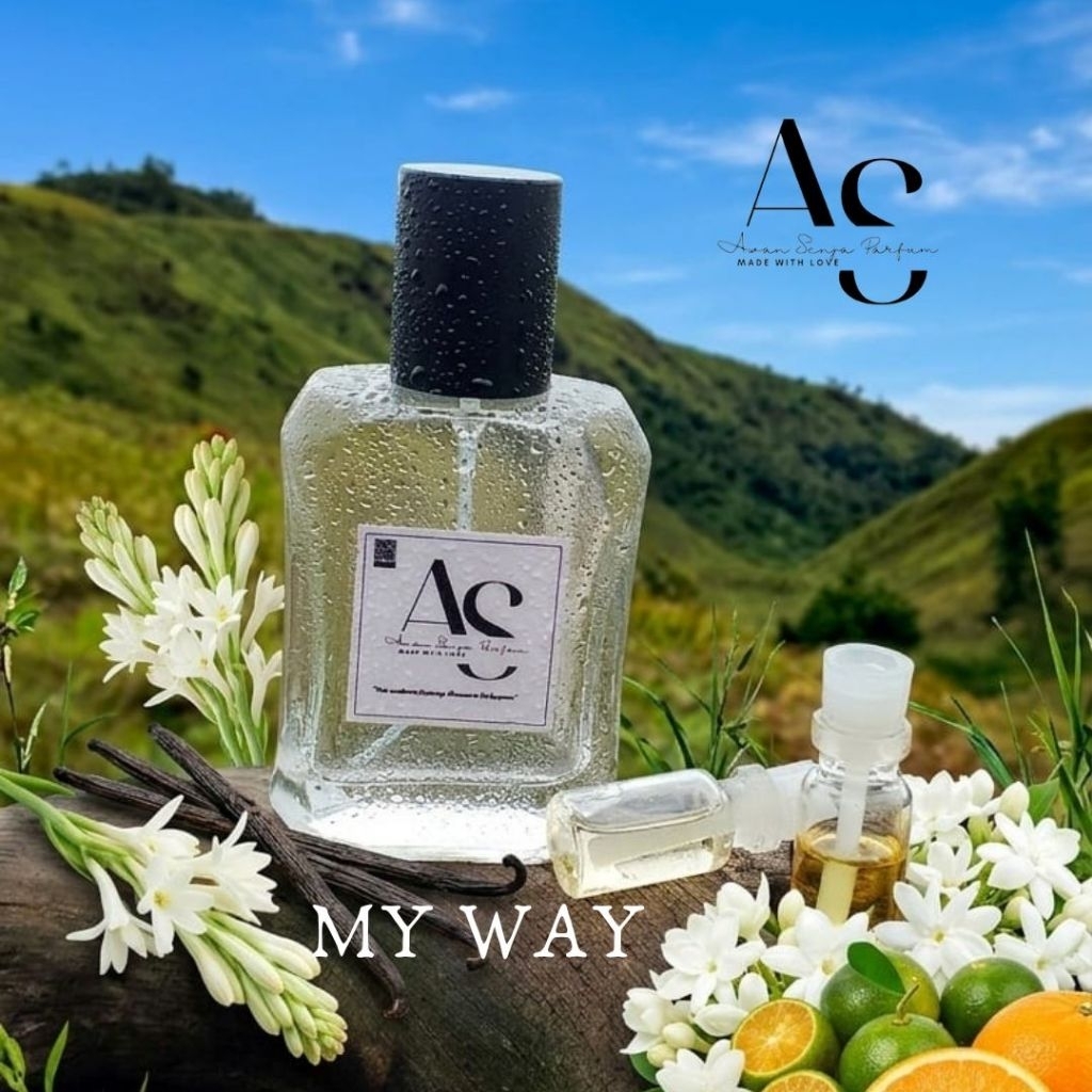 MY WAY Parfum Wanita Wangi Tahan Lama 30ml dan 50ml Free Tester - Awan Senja Parfum