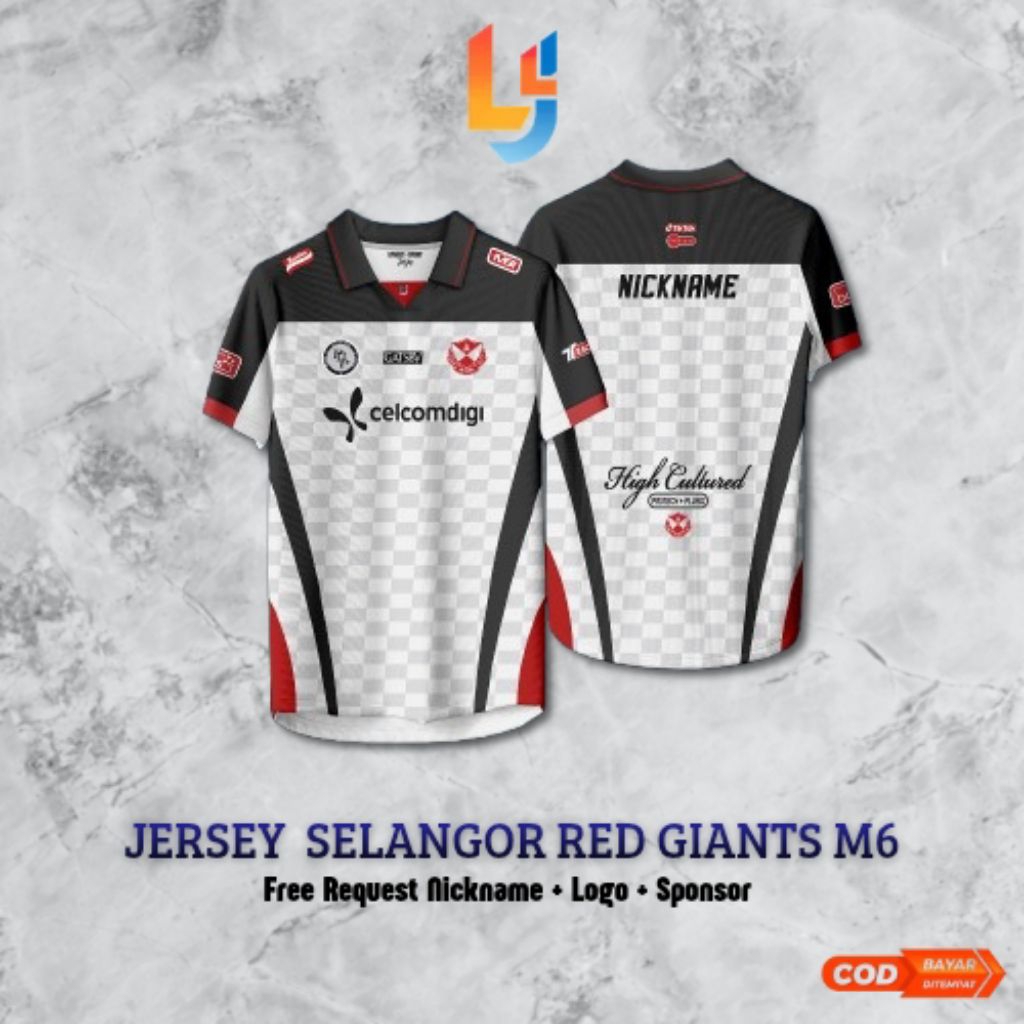 JERSEY SELANGOR RED GIANTS M6 SPESIAL NEW