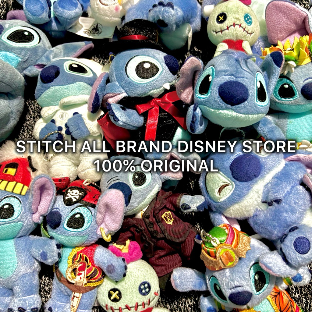 Brand Disney Store Disneyland Hongkong Tokyo Disney Resort USA Boneka Ganci Keyring Aksesoris Pajang
