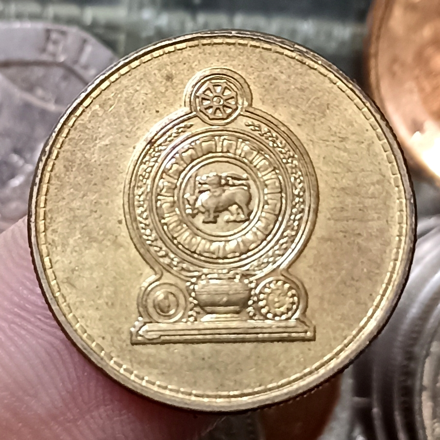 Uang Asing Sri Lanka 1 Rupee