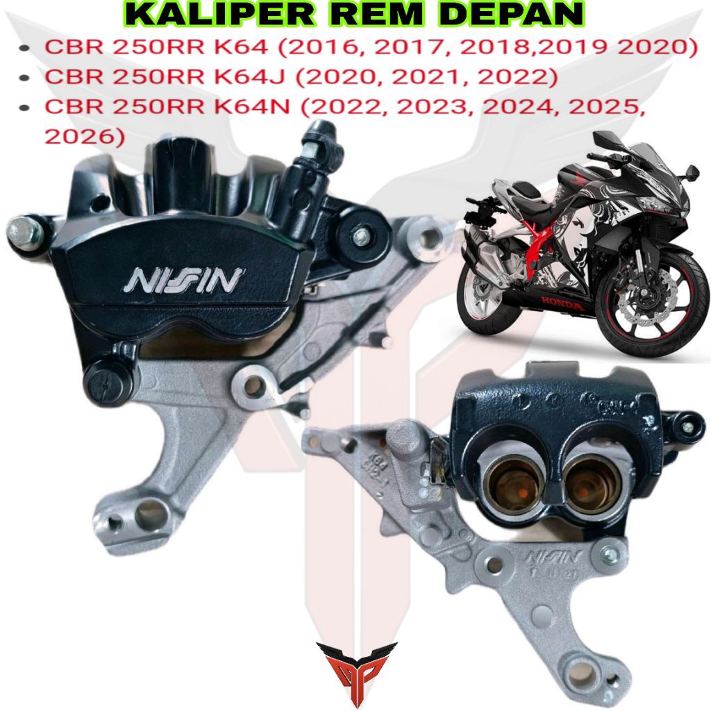 Kepala Babi KALIPER Caliper Sub Assy Honda CBR 250RR Original Asli NISSIN K64 45250K64N11