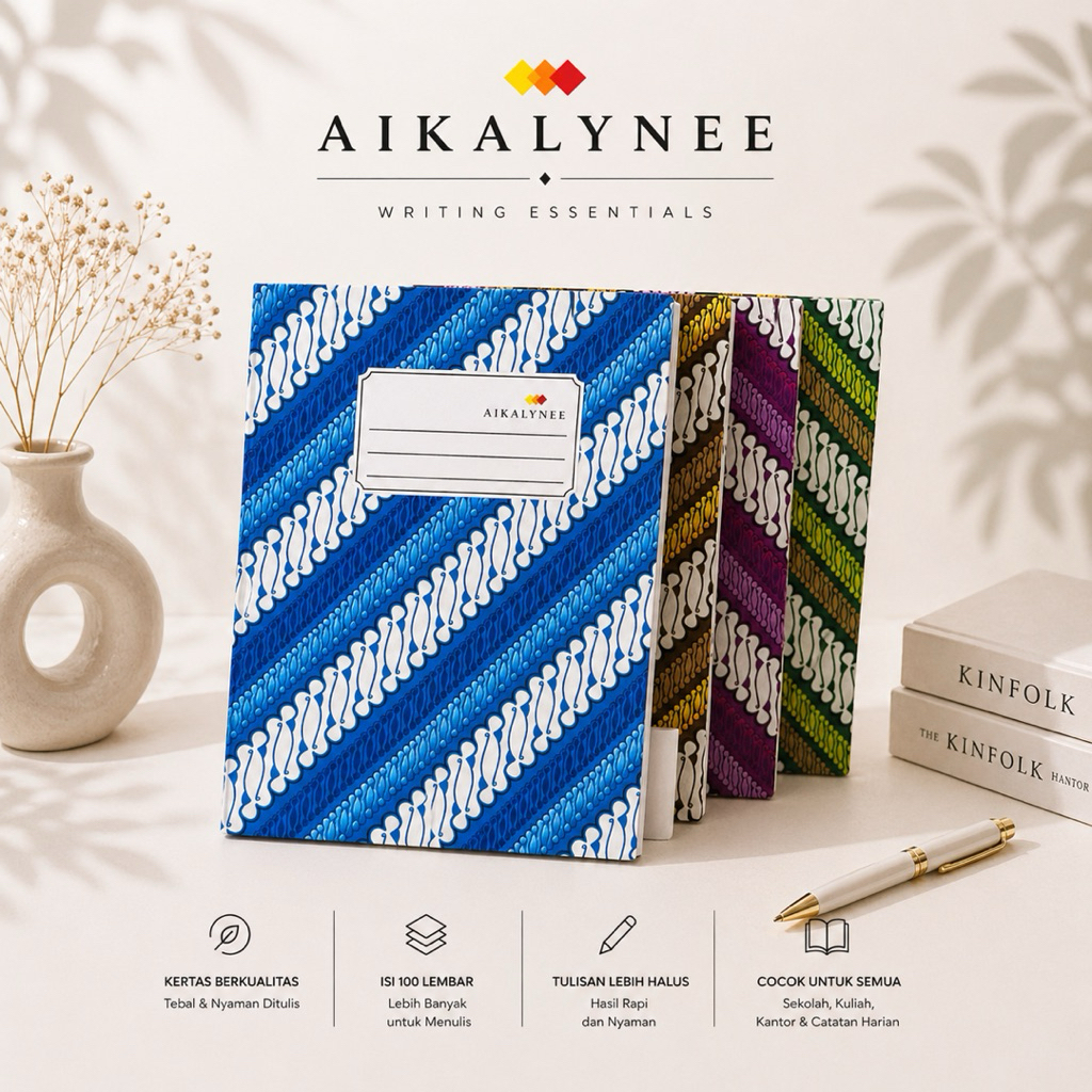 Buku Tulis Kwarto Premium SIDU Paperline – Cover Keras Mirage