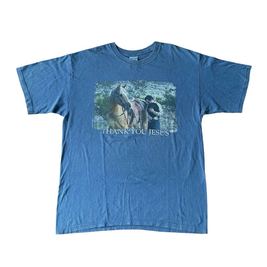 Vintage Cowboy Brand "Thank You Jesus" Tee