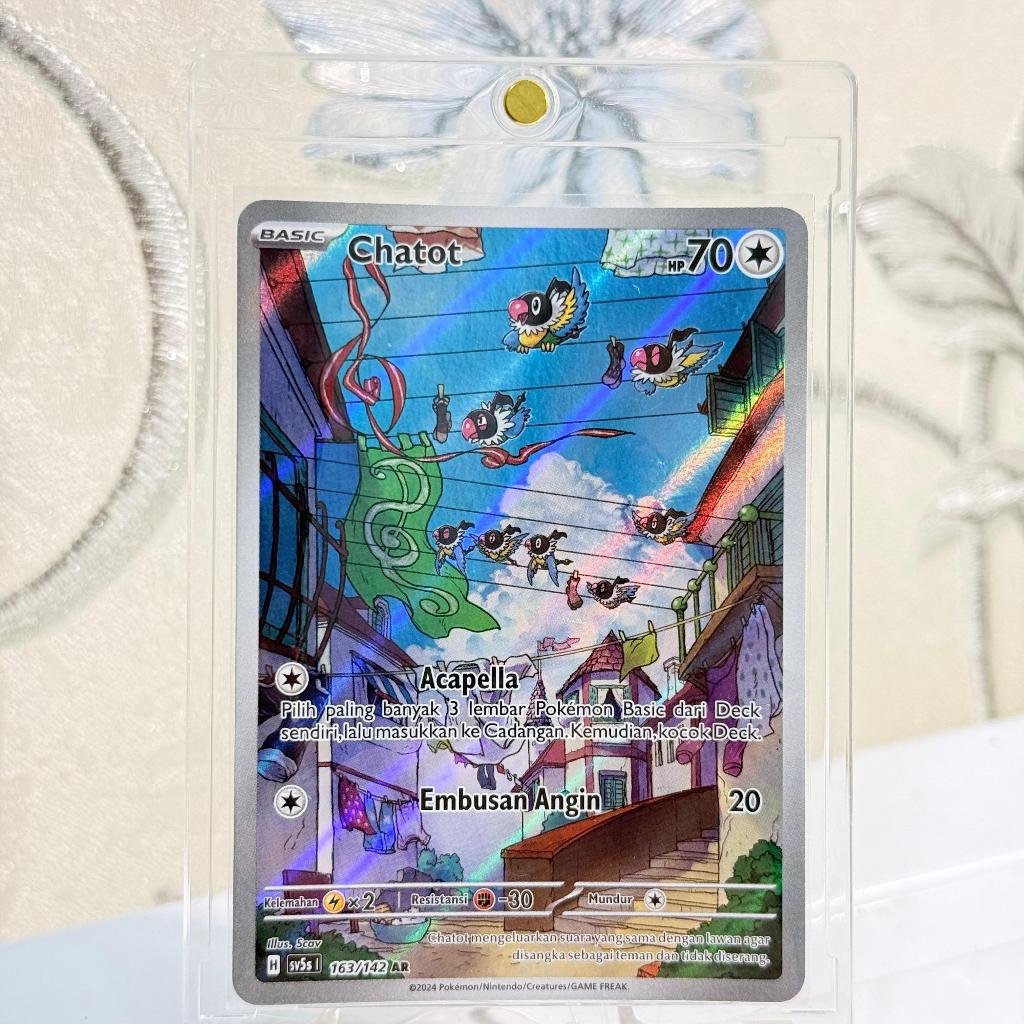 Kartu Pokemon Original - Chatot 163/142 AR