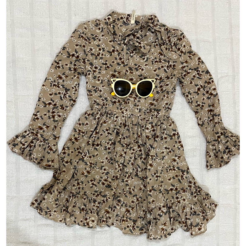 baju blus tunik anak perempuan size 6-7 tahun preloved
