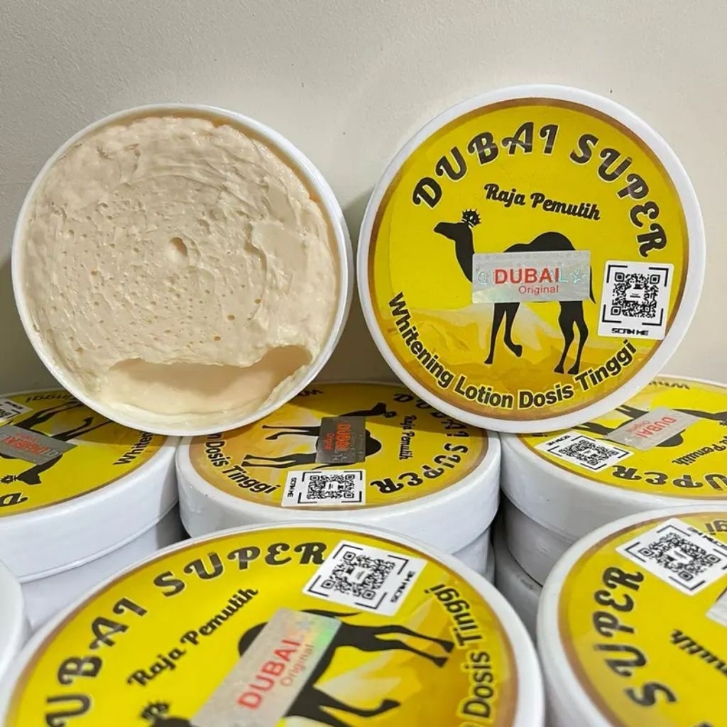 HB DUBAI SUPER KENTAL DOSTING kemasan 300gr PEMUTIH BADAN POT BESAR / dubai super ORIGINAL / dubai h