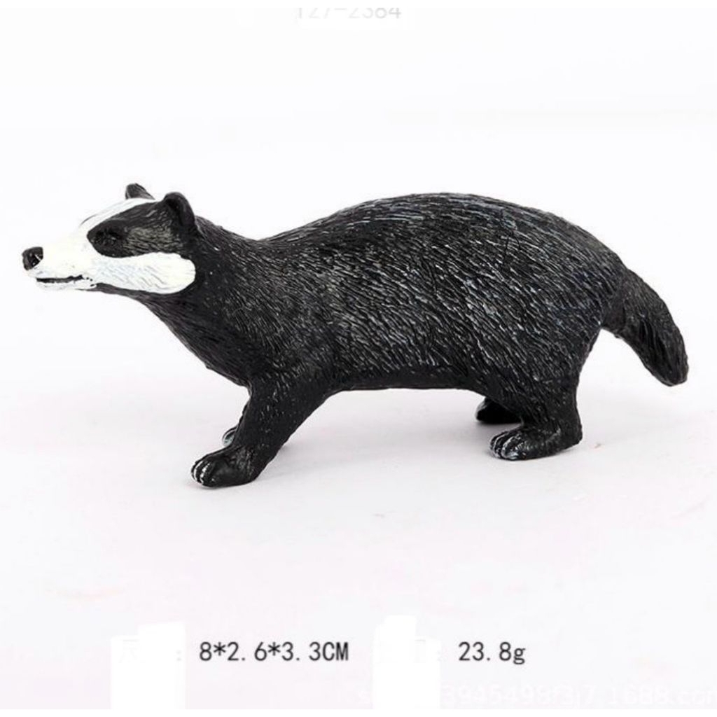 Miniatur hewan Luwak - mainan simulasi hewan Tapir - animal toys figure edukasi Tapir