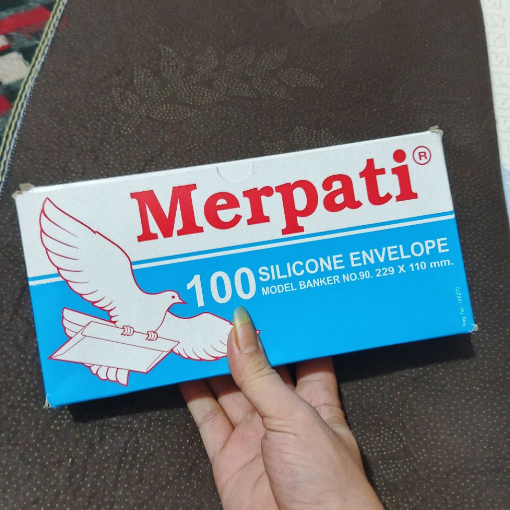 1 Amplop Putih Merpati Ukuran Panjang Isi 100 Lembar