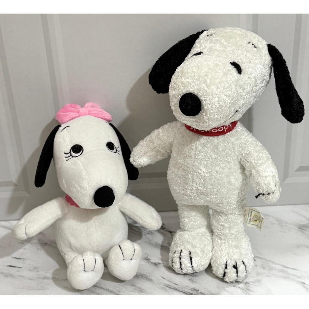 Boneka Plushie Snoopy My First Snoopy Snoopy Baby & Snoopy Belle Peanuts