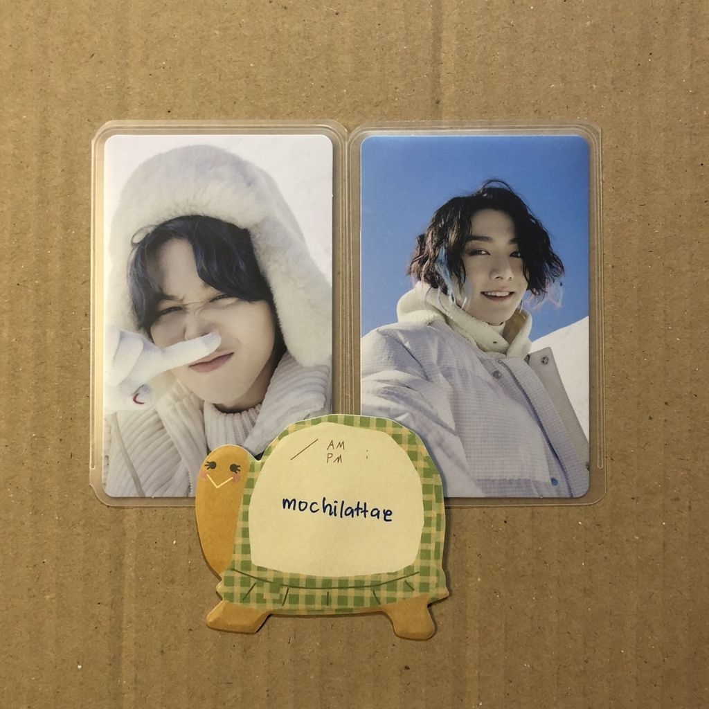 [ OFFICIAL ] PHOTOCARD JIMIN JUNGKOOK WINTER PACKAGE WINPACK PC WP BTS 2021