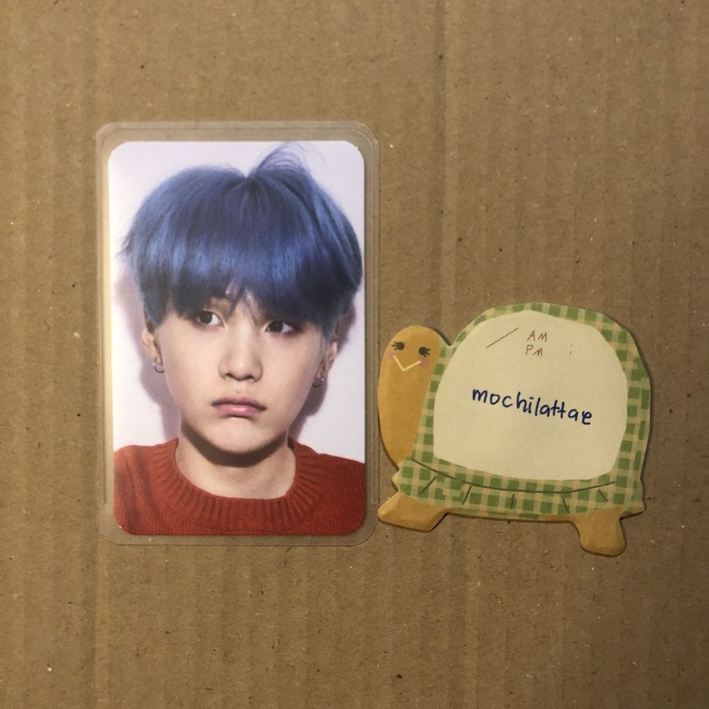 [ OFFICIAL ] PHOTOCARD SUGA VINYL HER SUNYUN YOONGI BTS