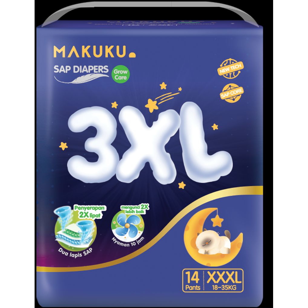 Pampers Bayi Makuku Grow Care XXXL14
