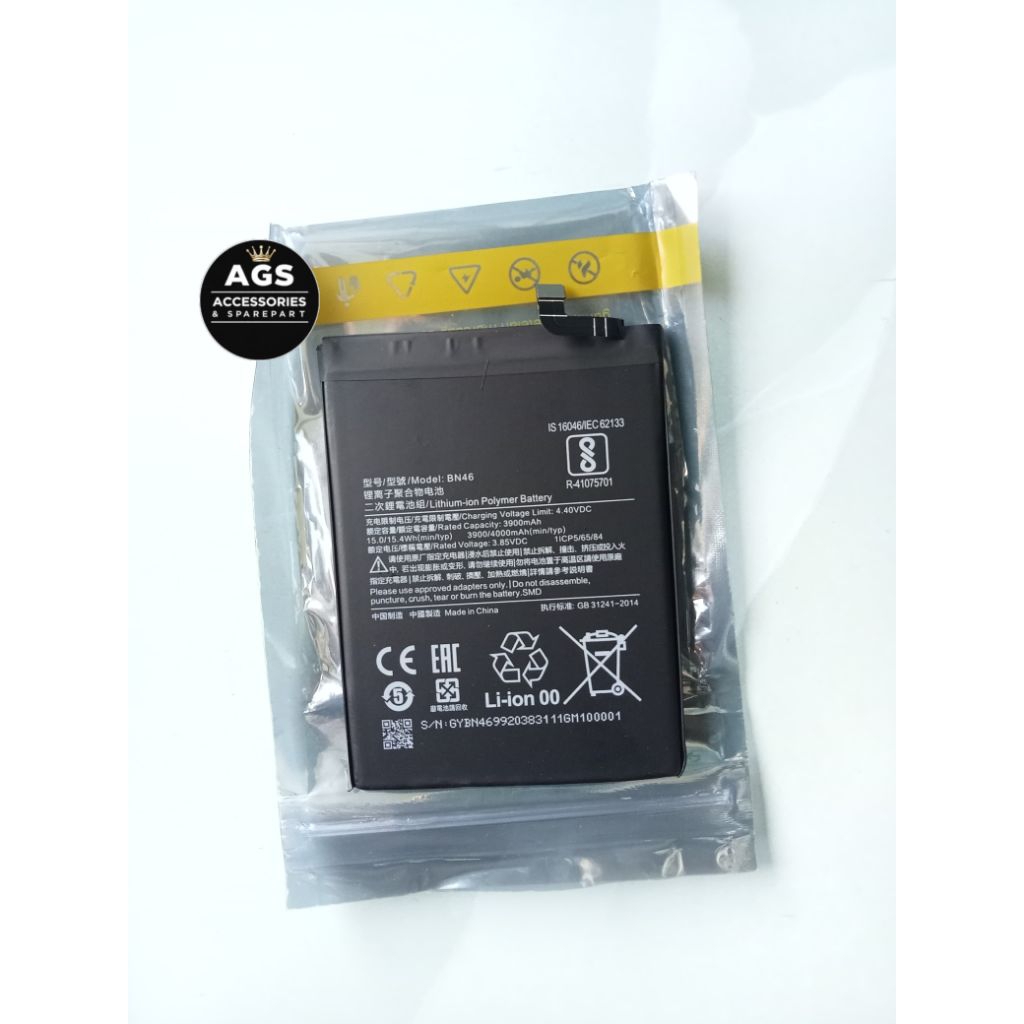 BATERAI XIAOMI REDMI 7 / REDMI NOTE 8 BN46 ORIGINAL 100%