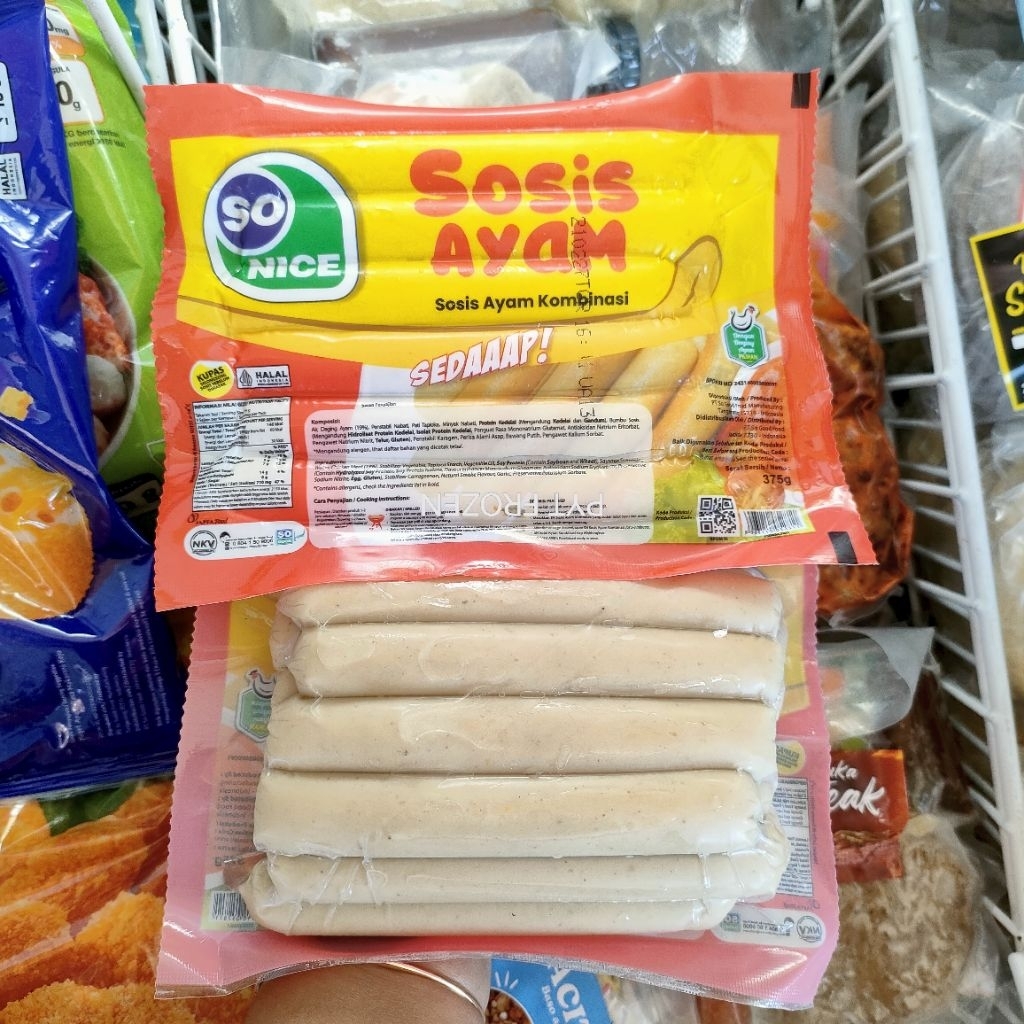 SO NICE SOSIS AYAM 375GRAM