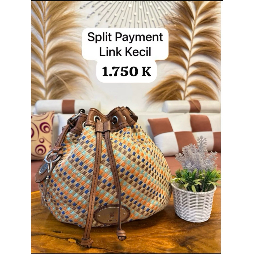 F*ossil Maddox Drawsting Woven Large (ocil Serut)