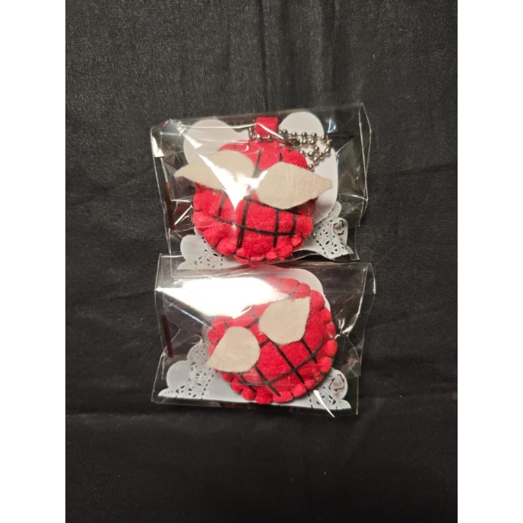 Gantungan Kunci Tas Keychain Felt Spiderman|| Felt Keychain Spiderman Handmade