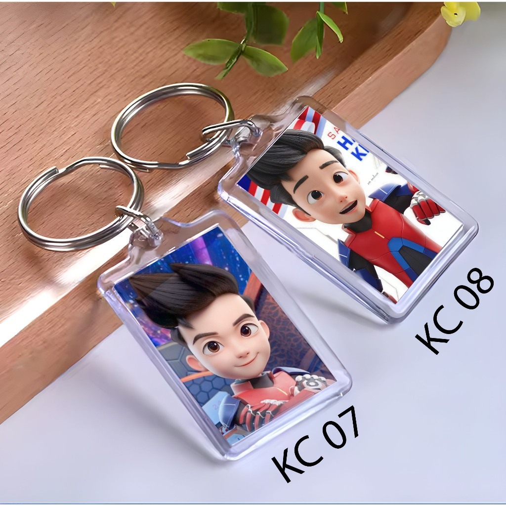 Keychain Ejen Ali - Ganci KARTUN  - Gantungan Kunci - EJEN ALI