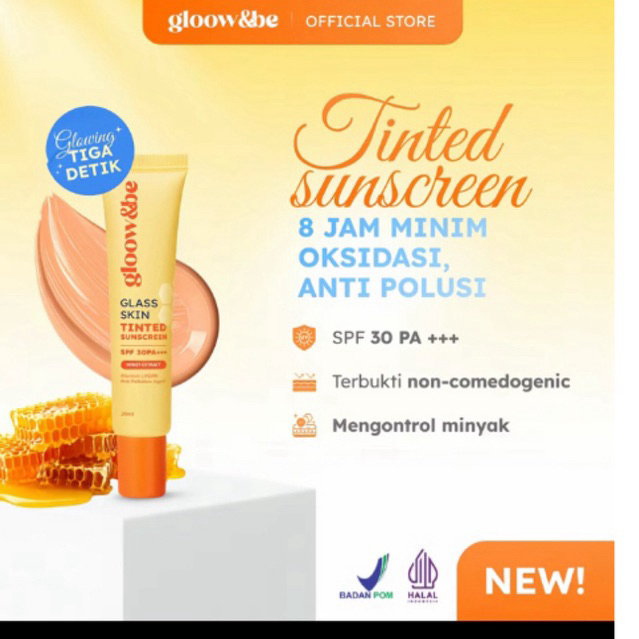 GLOOW&BE - TINTED SUNSCREEN SPF 30 PA +++