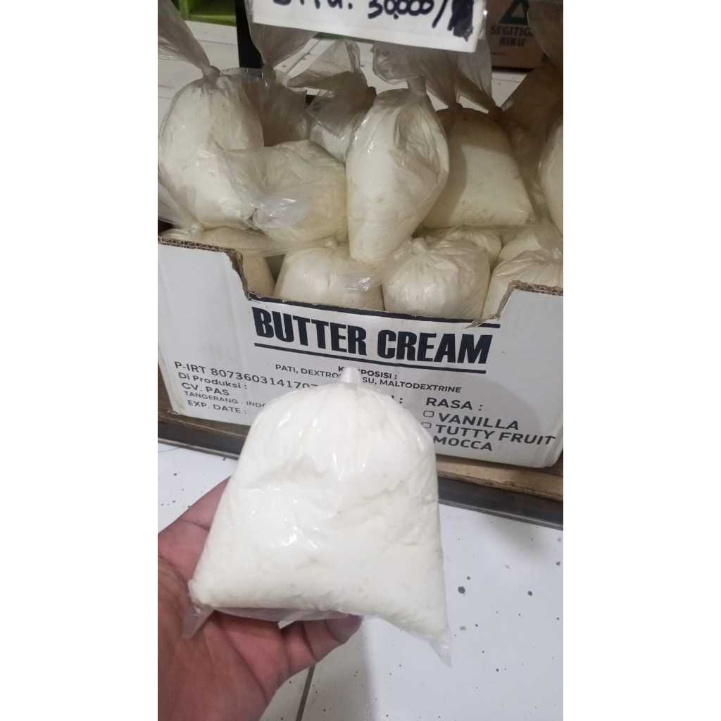 JITU Butter Cream Instan / Butter Cream 250 gram dan 500 gram
