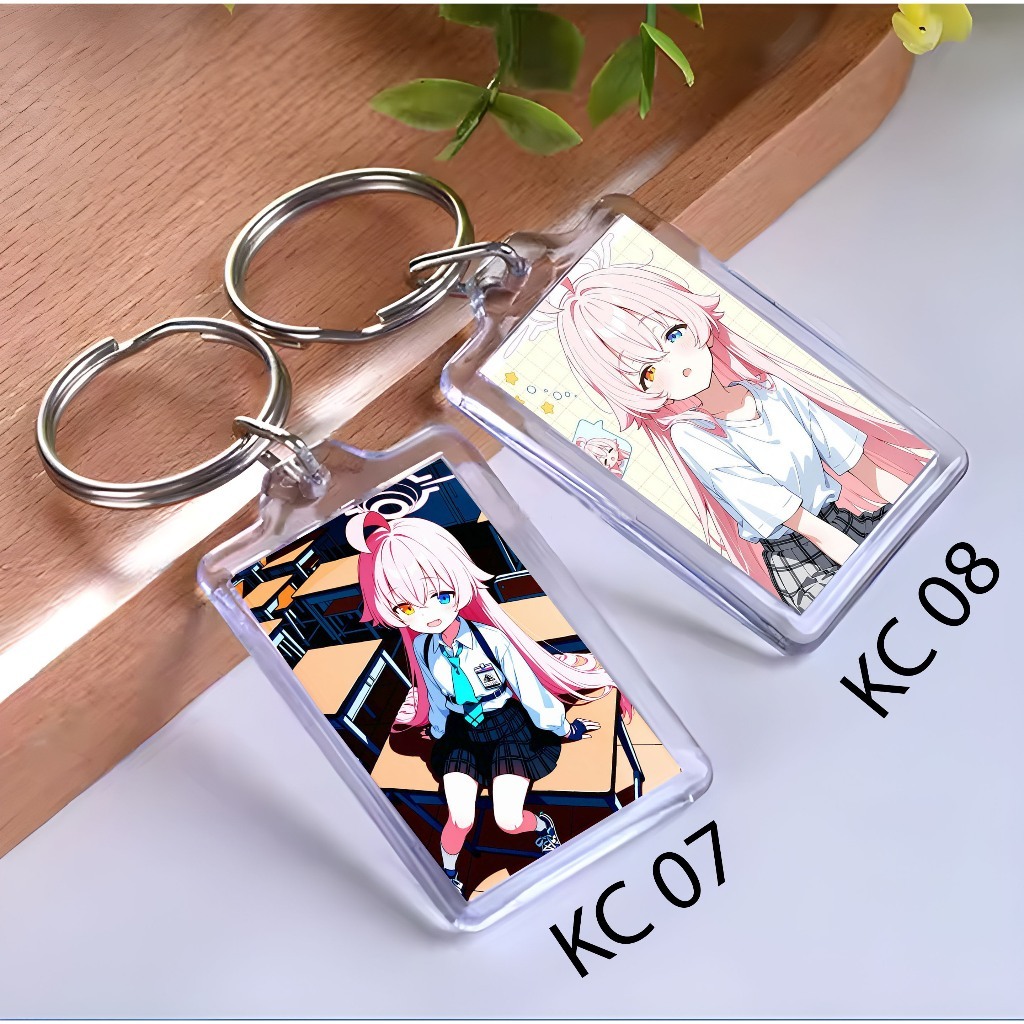 Keychain TAKANASHI HOSHINO BLUE ARCHIVE - Ganci game - Gantungan Kunci -BLUE ARCHIVE TAKANASHI HOSHI