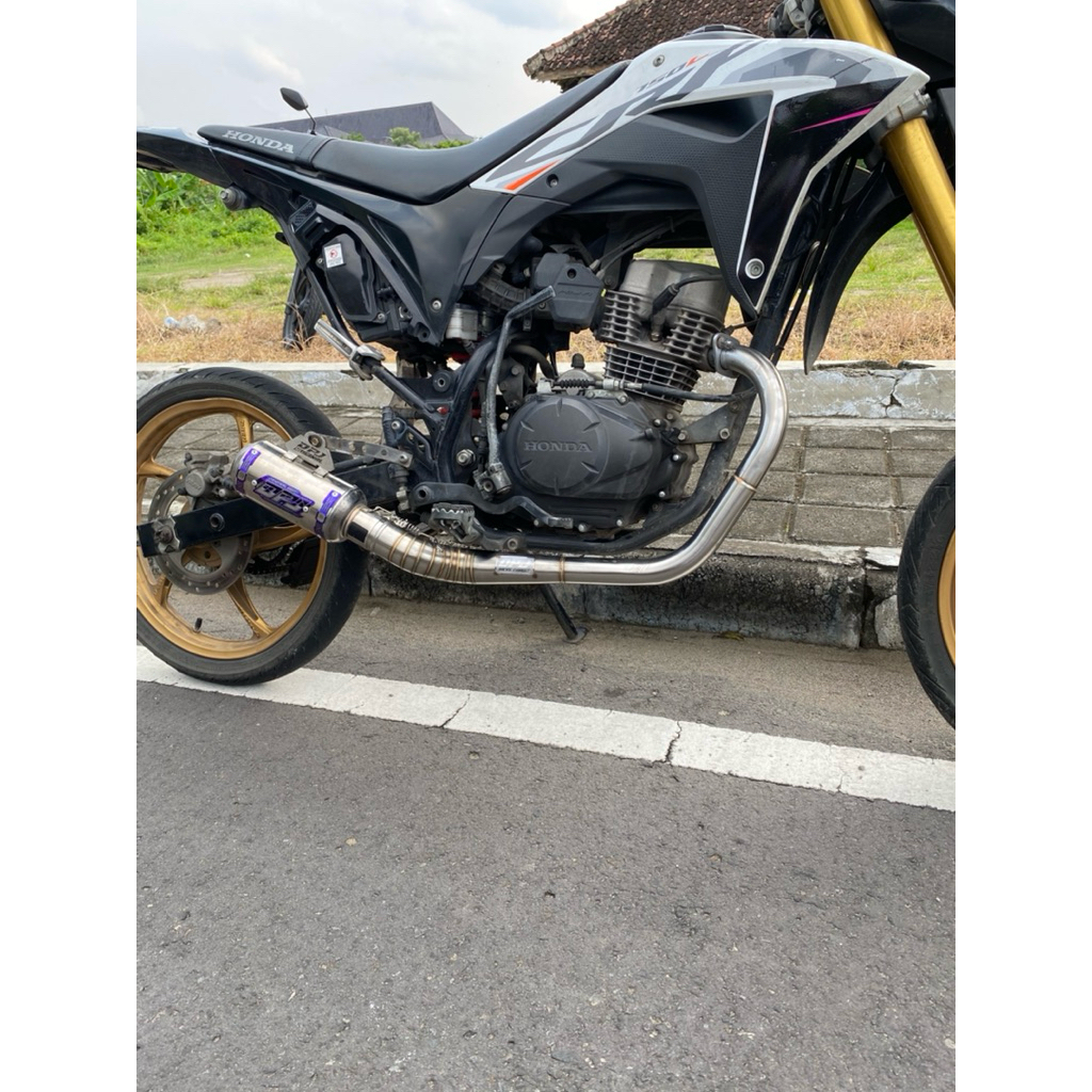 Leher knalpot crf surex kolong bawah landai original dpj inlet 50inc