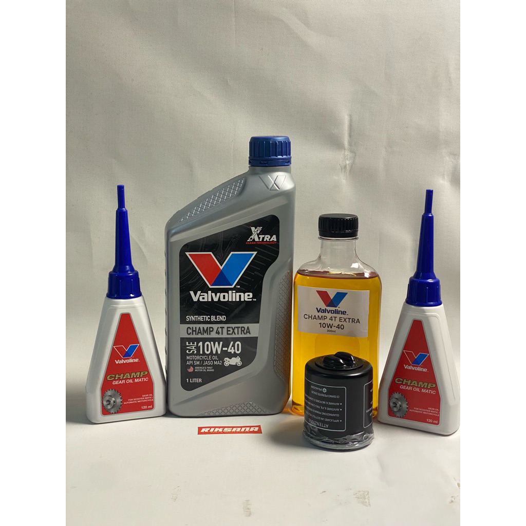 PAKET OLI MESIN OLI GADAN DILTER OLI VESPA LX LXV VESPA S SPRINT PRIMAVERA ORIGINA PIAGGIOR