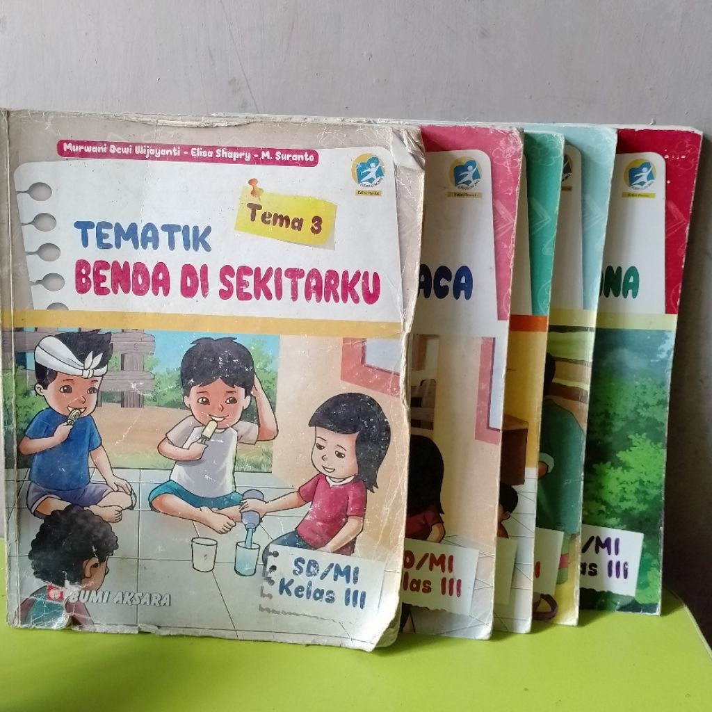 TEMATIK UNTUK SD/MI KELAS 3 TEMA 3, 5, 6, 7, 8 PENERBIT BUMI AKSARA