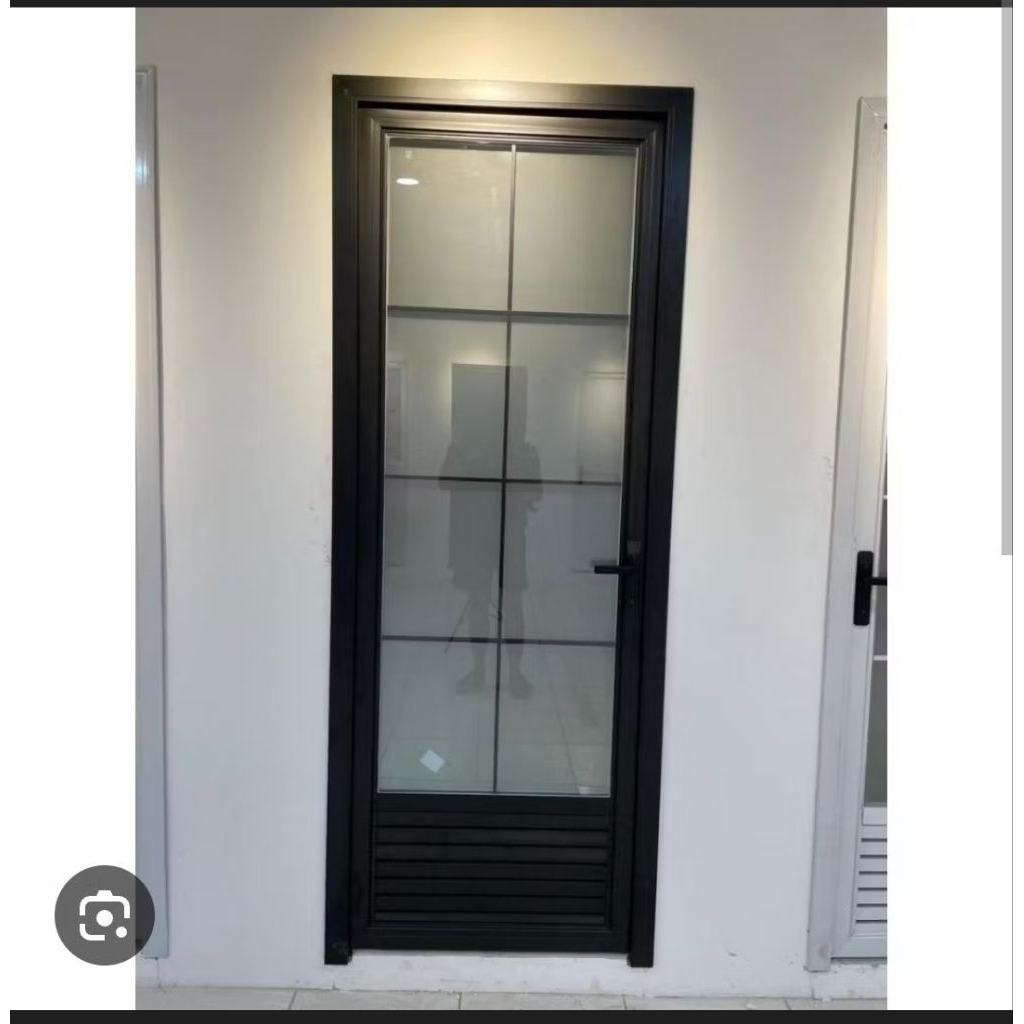 Pintu Kamar Mandi Aluminium Kaca Es/Buram 200x70-80