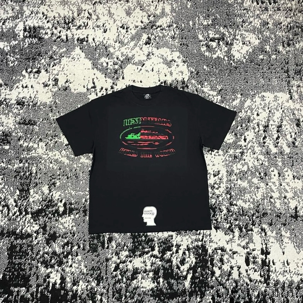 CORTEIZ X DENIM TEARS CORTEARS TEE BLACK