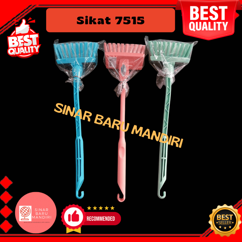 Sikat wc bak air mandi/ sikat kamar mandi serbaguna segi compo 7515 hawaii