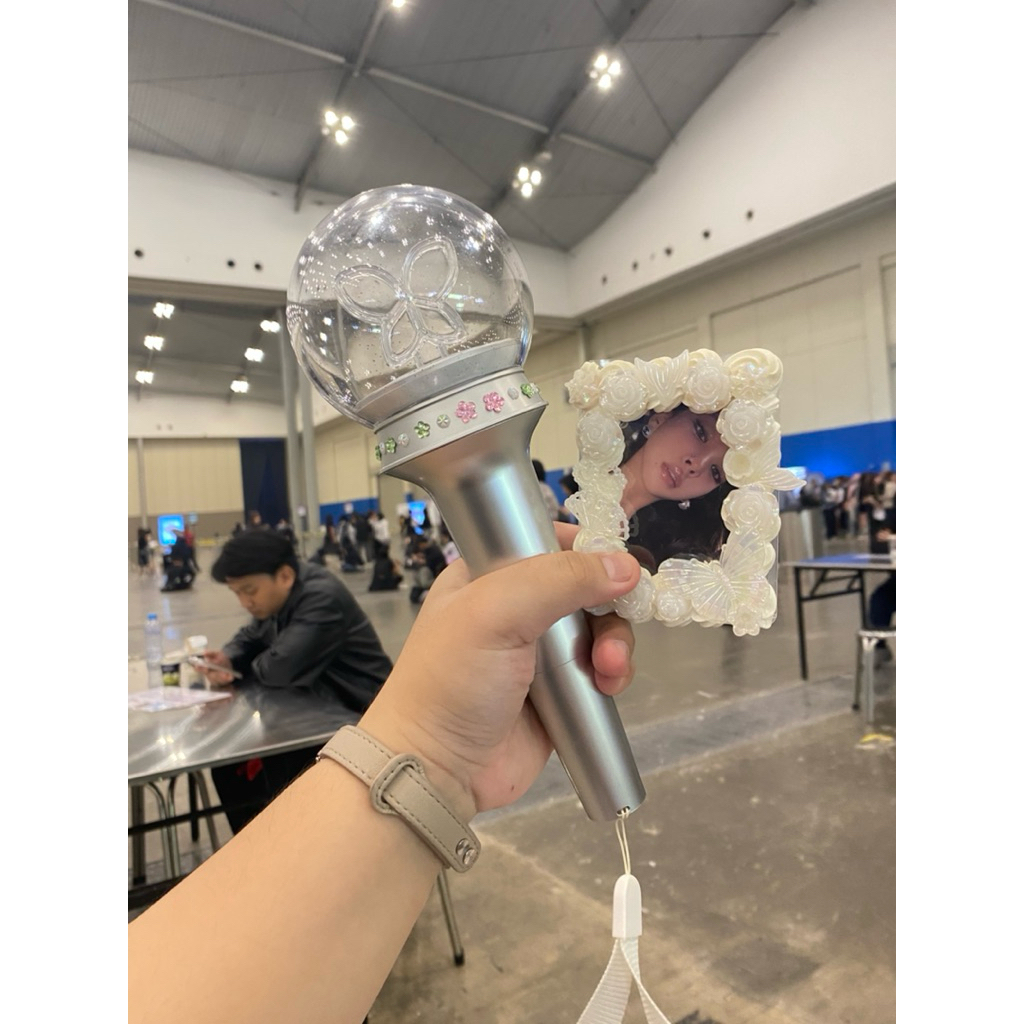 [WTS PRELOVED LIGHTSTICK] OFFICIAL FANLIGHT AESPA V1 + EMBLEM NINGNING VER