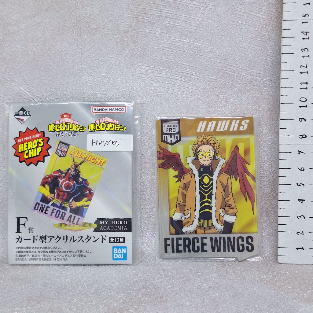 Hawks Keigo Takami My Hero Academia Acrylic Stand Akrilik Ichiban Kuji F Prize Continuous Stars