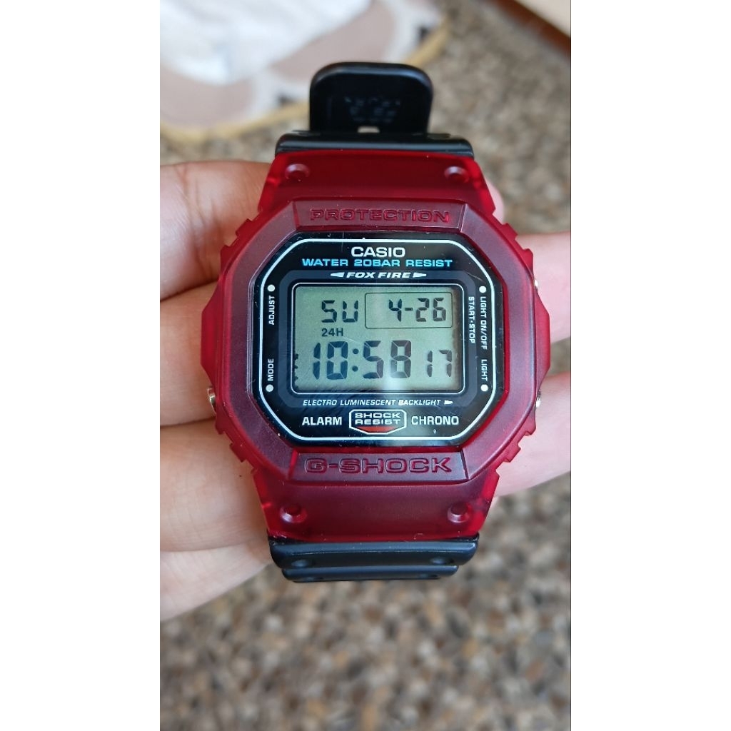 Casio G-Shock DW-5600E Second/Bekas/Preloved